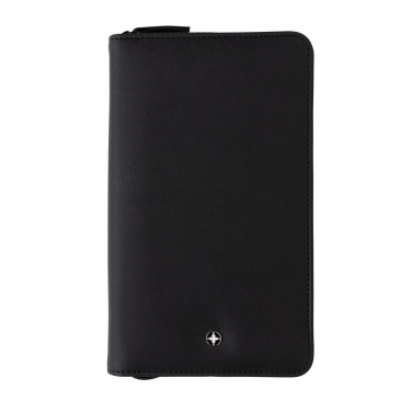 Logo trade business gift photo of: Swiss Peak Heritage RCS rPU RFID travel wallet