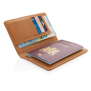 Logotrade promotional giveaway picture of: Cork secure RFID passport cover