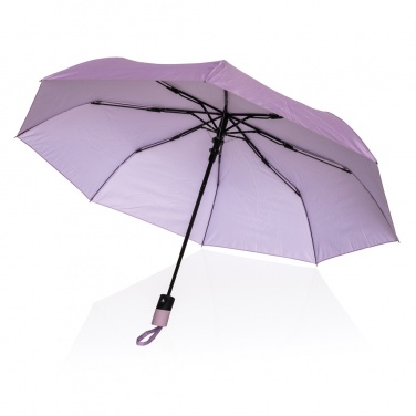 Logo trade business gift photo of: 21" Impact AWARE™ 190T mini auto open umbrella