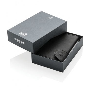 Logo trade promotional giveaways image of: C-Secure RFID card holder & wallet