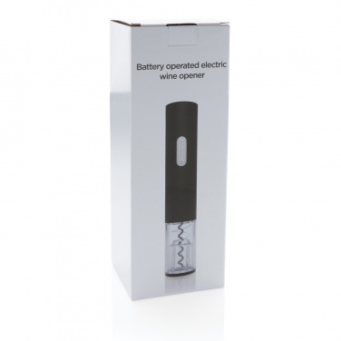 Logo trade corporate gift photo of: Electric wine opener - battery operated