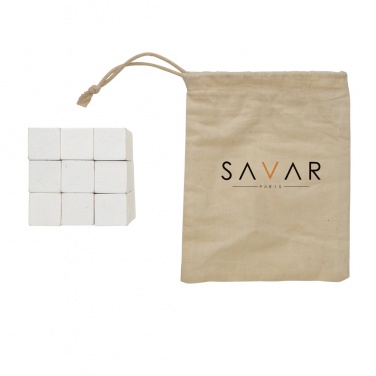 Logo trade promotional item photo of: Wooden brain game in canvas pouch