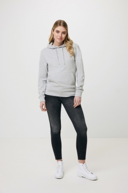Logo trade promotional gifts image of: Iqoniq Torres recycled cotton hoodie undyed