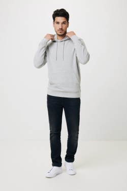 Logo trade promotional gifts picture of: Iqoniq Torres recycled cotton hoodie undyed