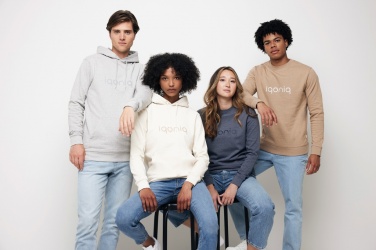 Logotrade business gift image of: Iqoniq Torres recycled cotton hoodie undyed