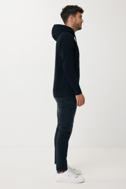 Logo trade corporate gift photo of: Iqoniq Rila lightweight recycled cotton hoodie