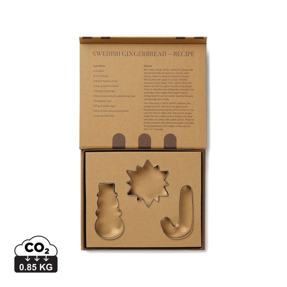 Logotrade promotional item picture of: VINGA Classic cookie cutter 3-piece set