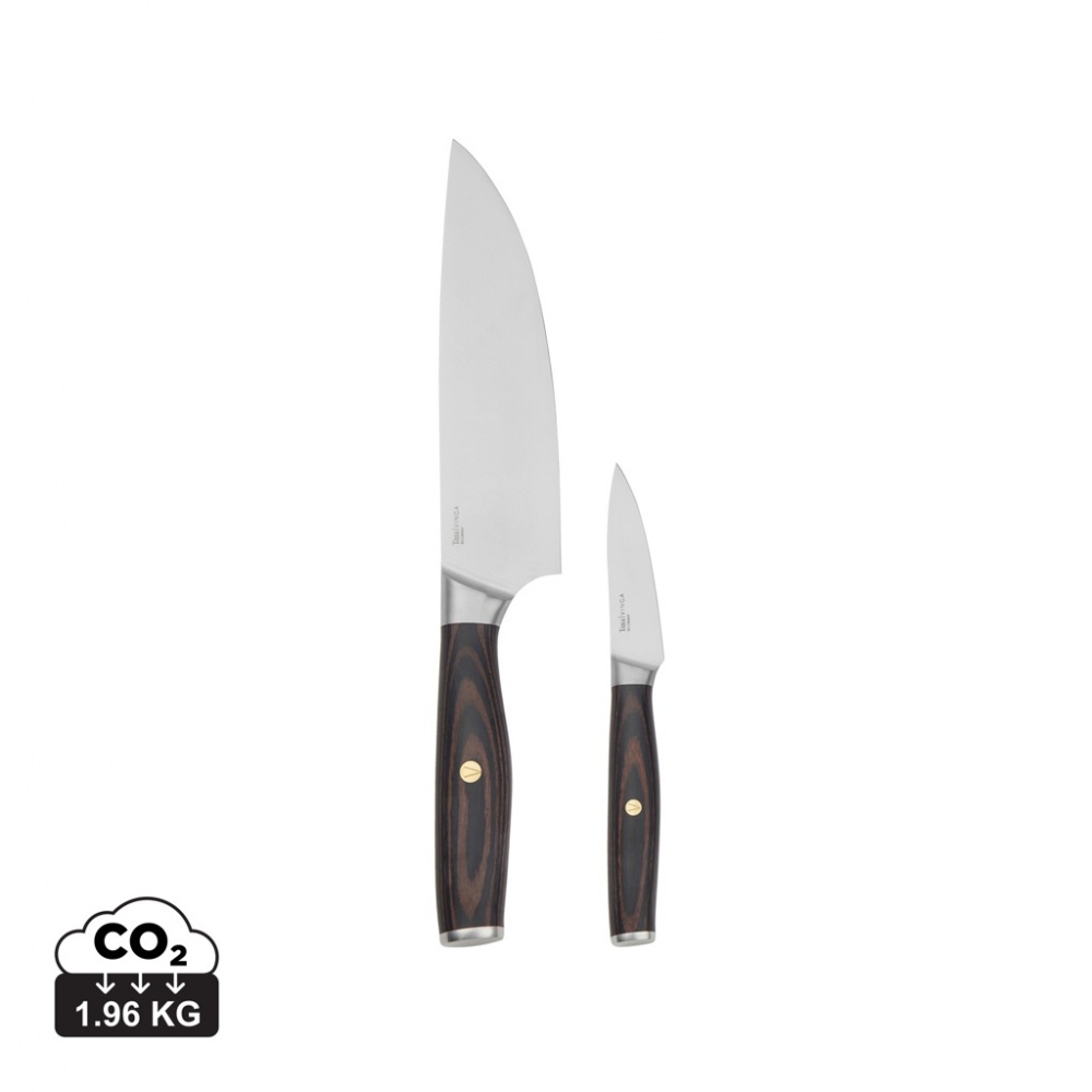 Logo trade promotional gifts image of: VINGA Tara RCS recycled steel chef's set