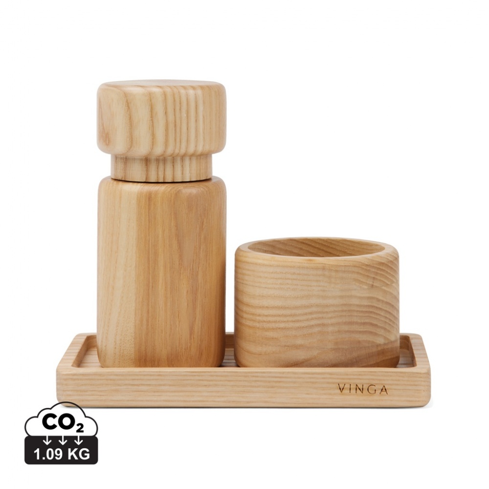 Logo trade corporate gifts picture of: VINGA Retro salt & pepper set