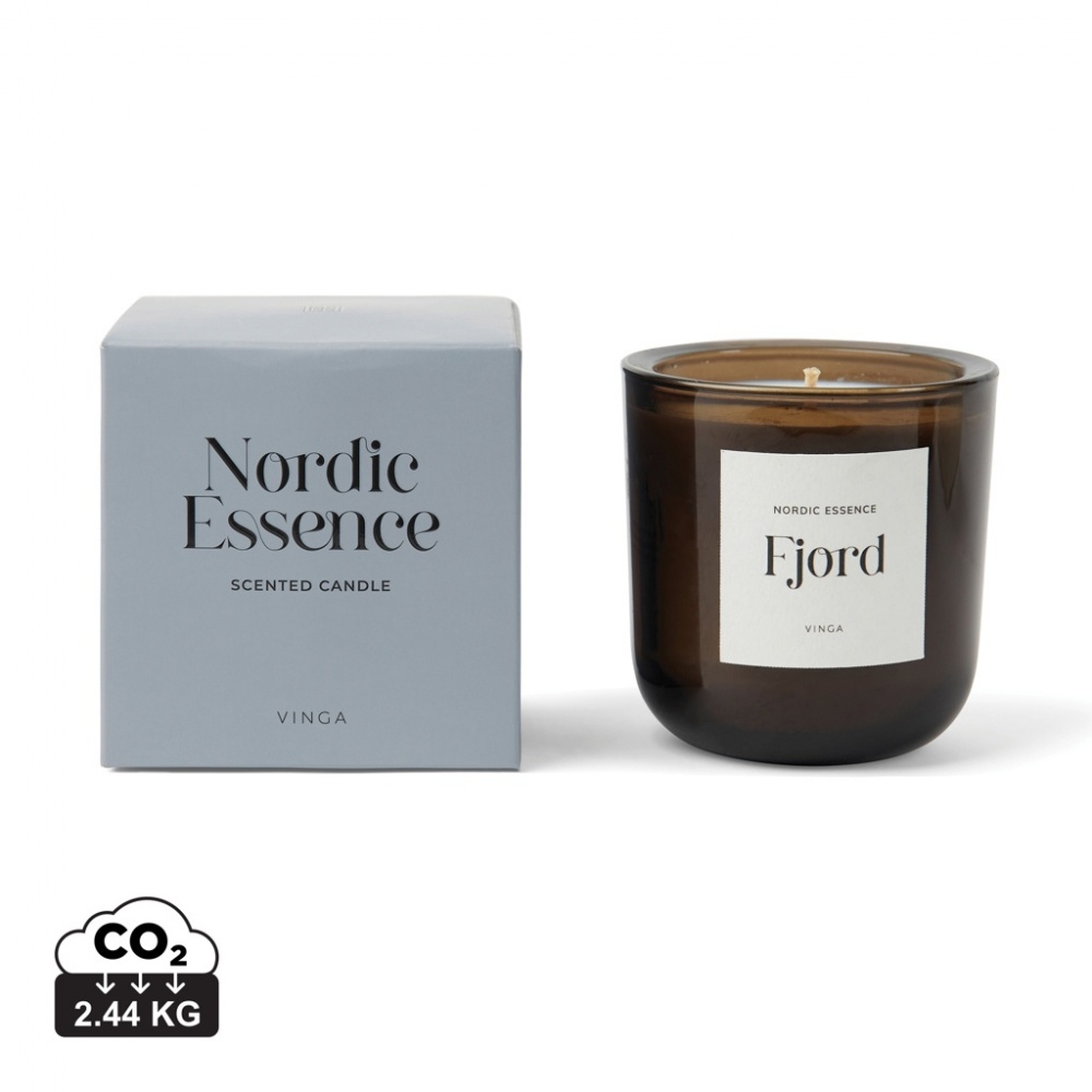 Logo trade promotional gifts picture of: Nordic essence scented candle large
