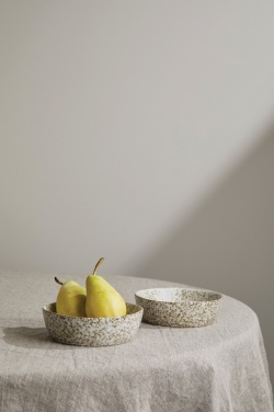 Logo trade corporate gifts picture of: VINGA Nuvem stoneware mini bowl, 2 pcs set