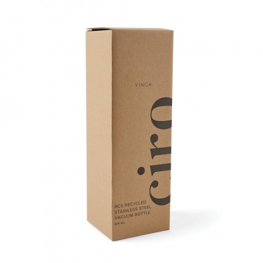 Logotrade advertising product picture of: VINGA Ciro RCS recycled vacuum bottle 800ml