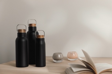 Logo trade advertising products picture of: VINGA Ciro RCS recycled vacuum bottle 300ml