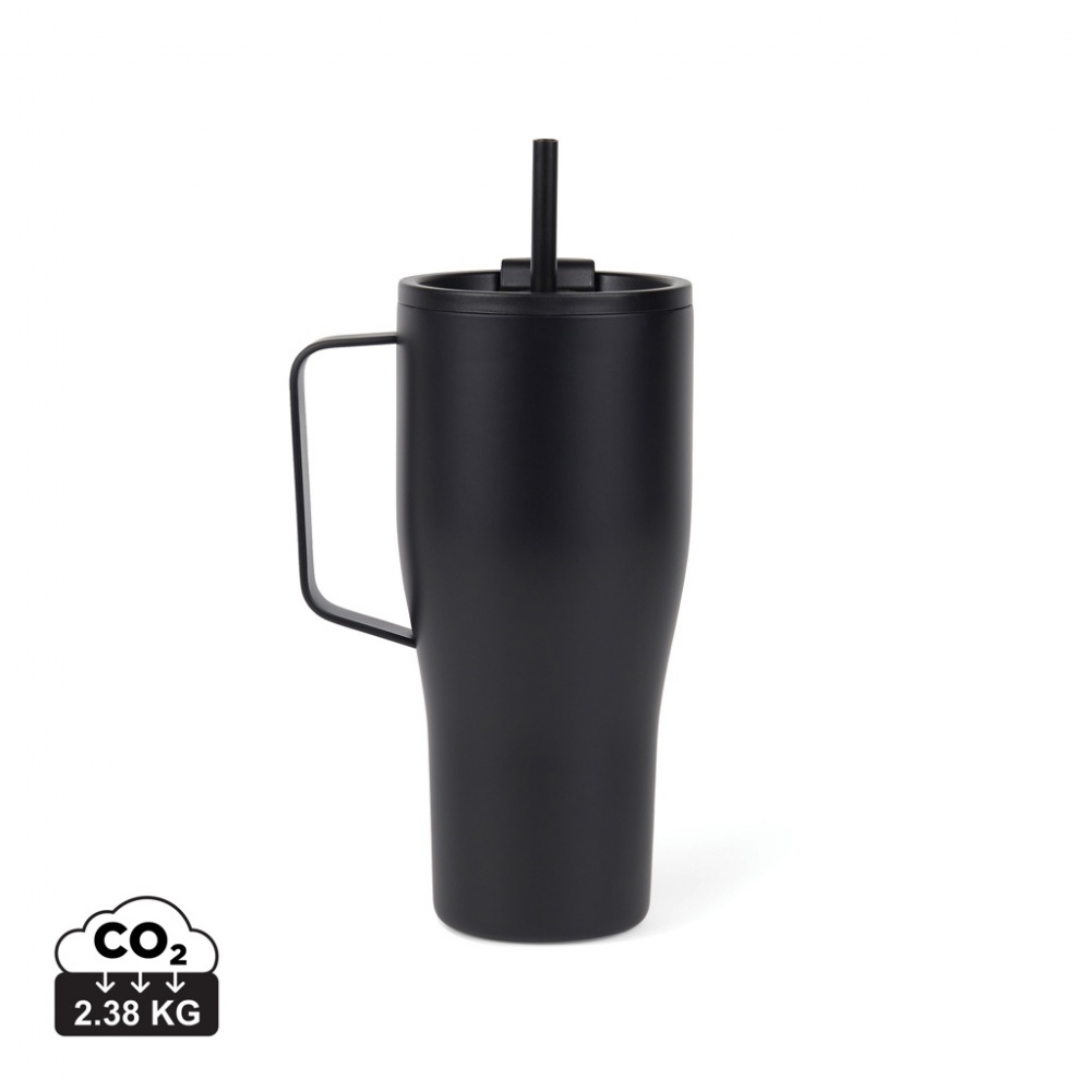 Logo trade corporate gift photo of: VINGA Eos voyager RCS recycled SS 800ml thermos cup