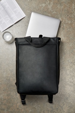 Logo trade corporate gift photo of: VINGA Bermond RCS recycled PU backpack