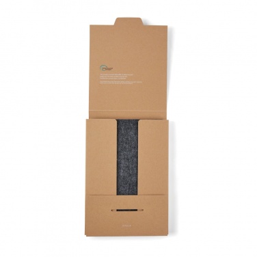 Logo trade corporate gift photo of: VINGA Albon GRS recycled felt notebook