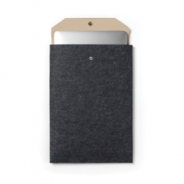 Logotrade promotional giveaway image of: VINGA Albon GRS recycled felt 15" laptop sleeve