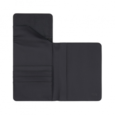 Logo trade promotional items image of: VINGA Baltimore RCS recycled polyester RFID passport cover