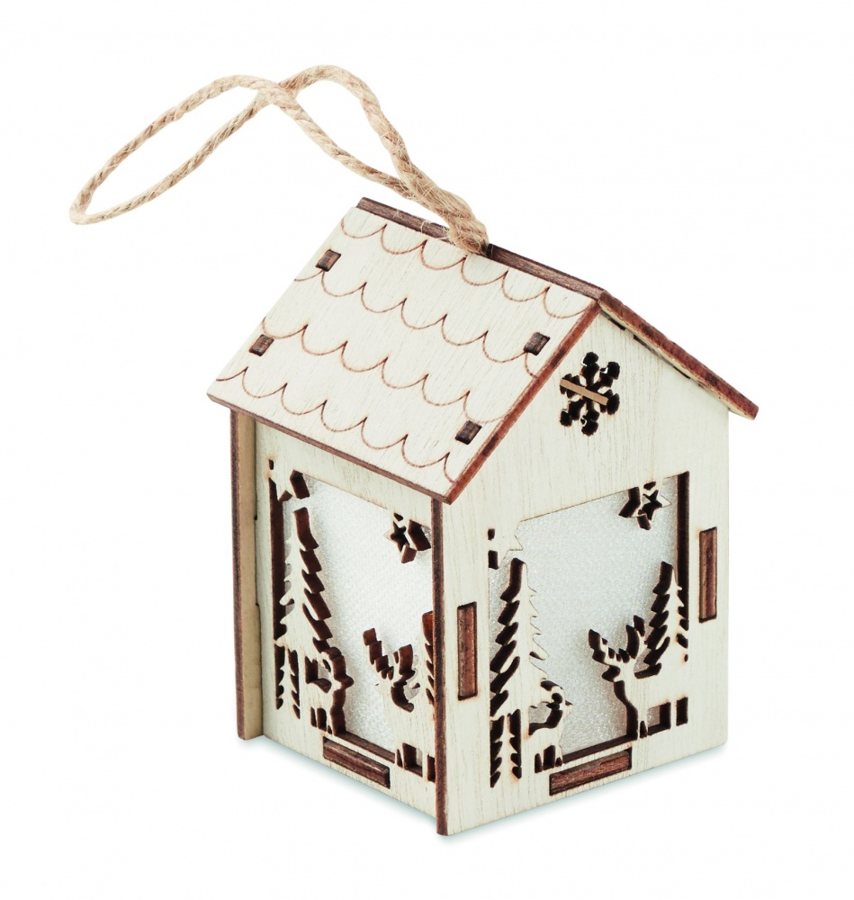 Logotrade promotional merchandise picture of: MDF house with light