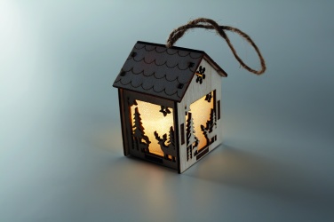 Logotrade advertising product picture of: MDF house with light