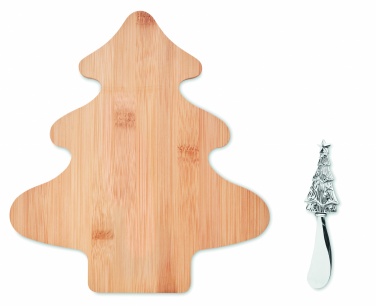 Logo trade corporate gift photo of: Cheese board set in bamboo Essen