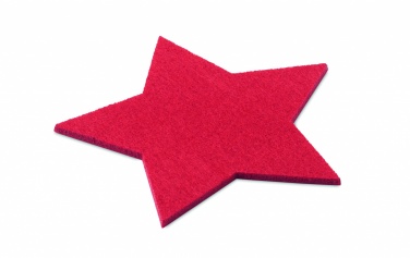 Logo trade promotional gift photo of: RPET 4 felt coaster set