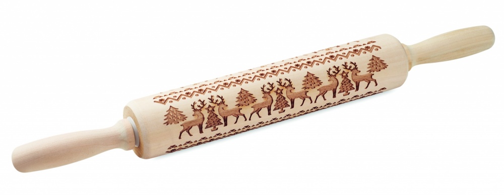 Logotrade business gift image of: Christmas pastry wooden rolling