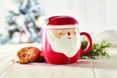 Logo trade promotional merchandise photo of: Ceramic mug with lid 370 ml