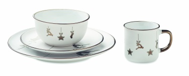 Logotrade advertising product image of: 4 piece ceramic place setting