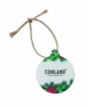 Logotrade promotional merchandise image of: Seed paper Xmas ornament