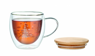 Logo trade corporate gifts picture of: Double wall borosilicate mug