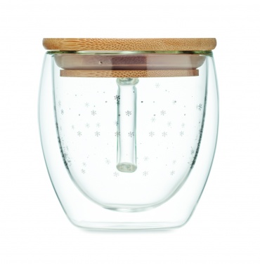 Logo trade promotional items image of: Double wall borosilicate mug