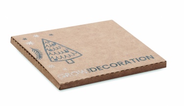 Logo trade promotional giveaways image of: Wooden bauble shape hanger