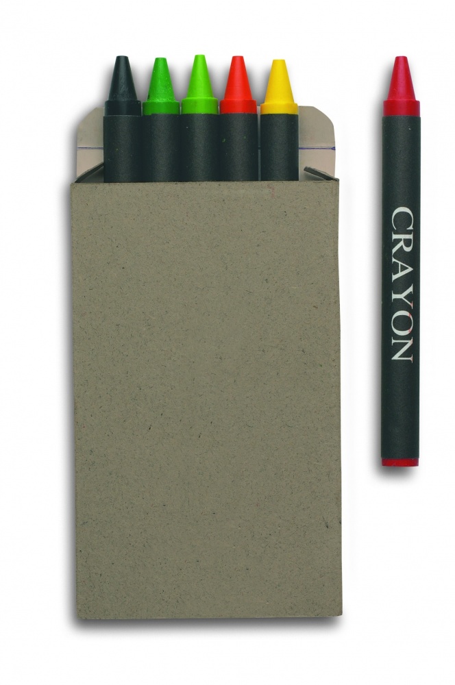 Logotrade promotional giveaways photo of: Carton of 6 wax crayons