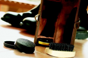 Logo trade promotional merchandise photo of: Shoe polish kit