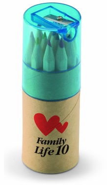 Logo trade advertising products picture of: 12 coloured pencils