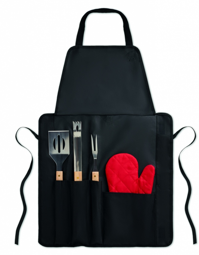 Logo trade promotional items picture of: BBQ apron with BBQ tools