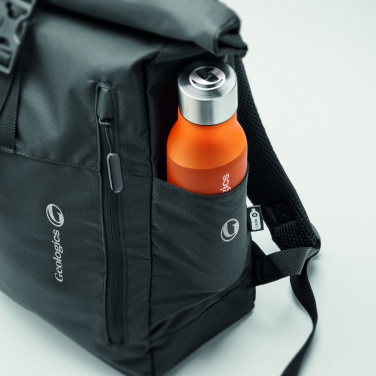 Logotrade business gift image of: 300D RPET rolltop backpack