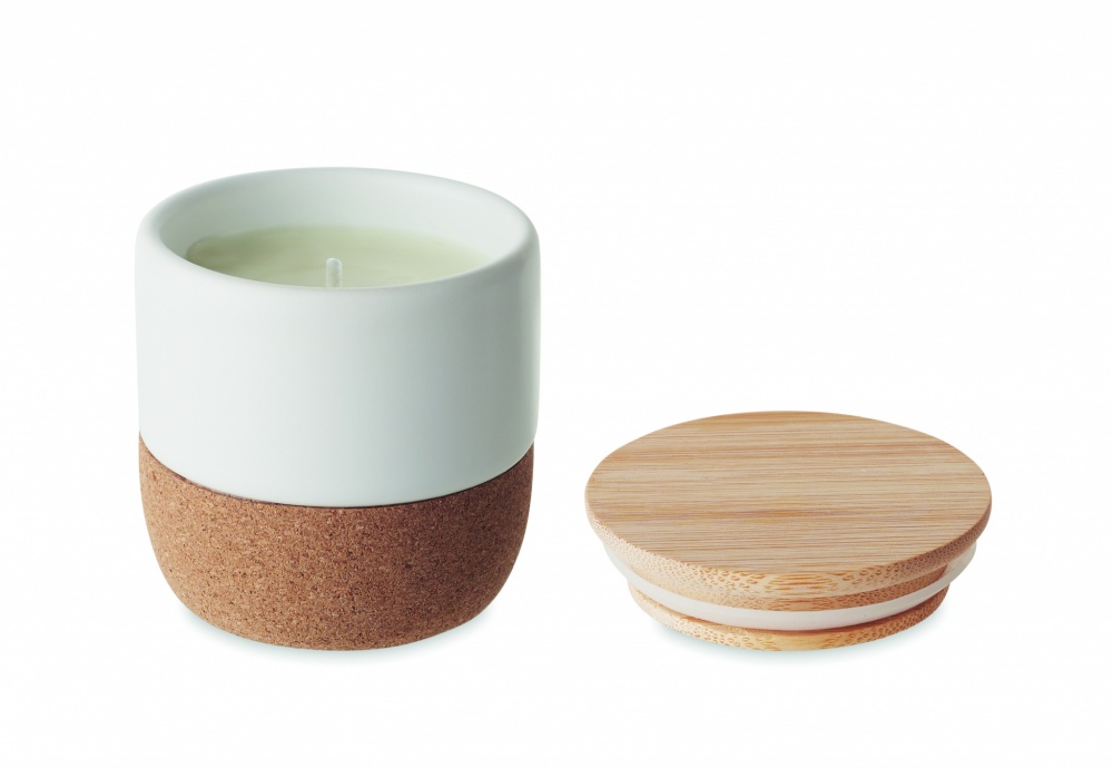 Logotrade promotional item picture of: Plant based wax candle 80 gr