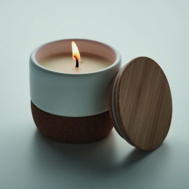 Logo trade advertising products picture of: Plant based wax candle 80 gr