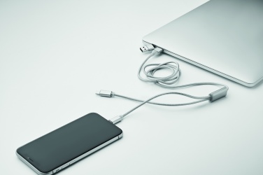Logotrade corporate gift image of: 2 in 1 long charging cable