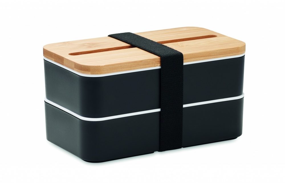 Logo trade promotional gifts image of: Recycled PP lunch box