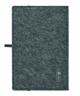 Logotrade promotional products photo of: A5 notebook RPET felt