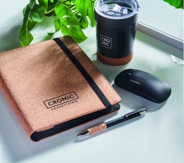 Logo trade corporate gift photo of: A5 portfolio in cork