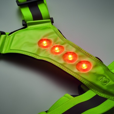 Logo trade promotional gifts image of: Reflective body belt with LED