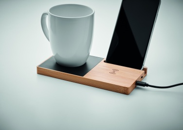 Logo trade promotional item photo of: 1Wireless charger mug warmer