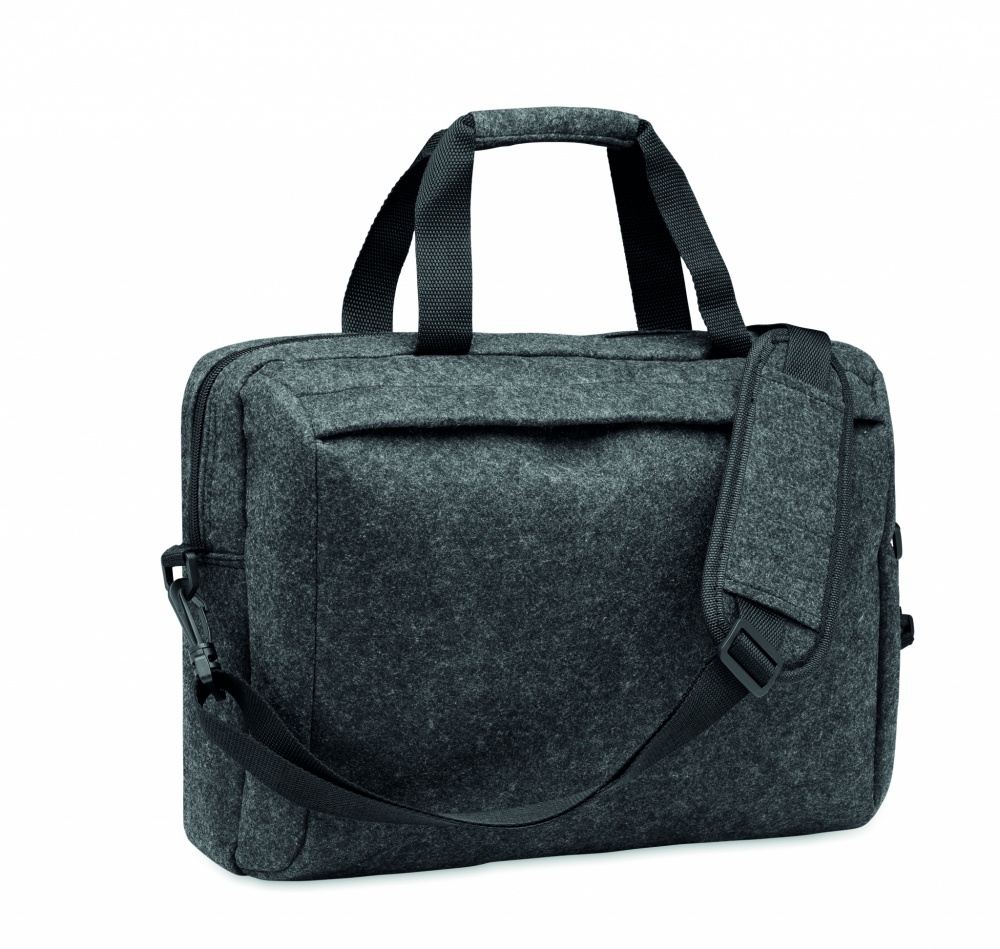 Logotrade promotional product image of: 15 inch RPET felt laptop bag