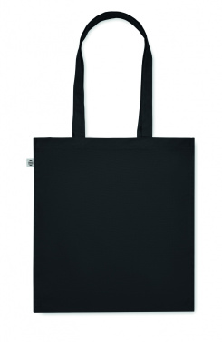 Logo trade promotional giveaways image of: Organic cotton shopping bag