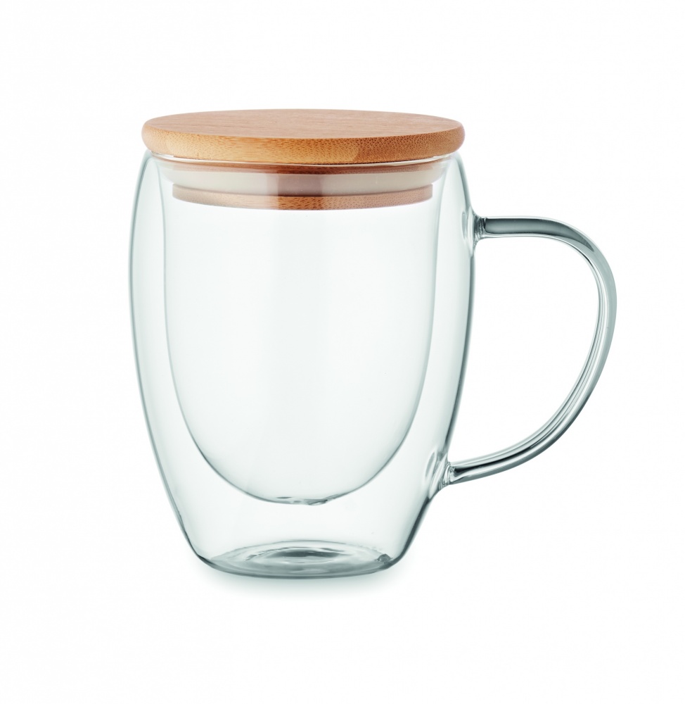 Logotrade advertising product picture of: Double wall borosilicate mug
