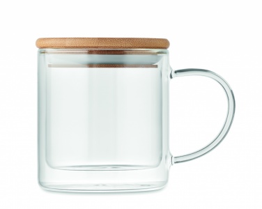 Logo trade promotional merchandise image of: Double wall borosilicate mug